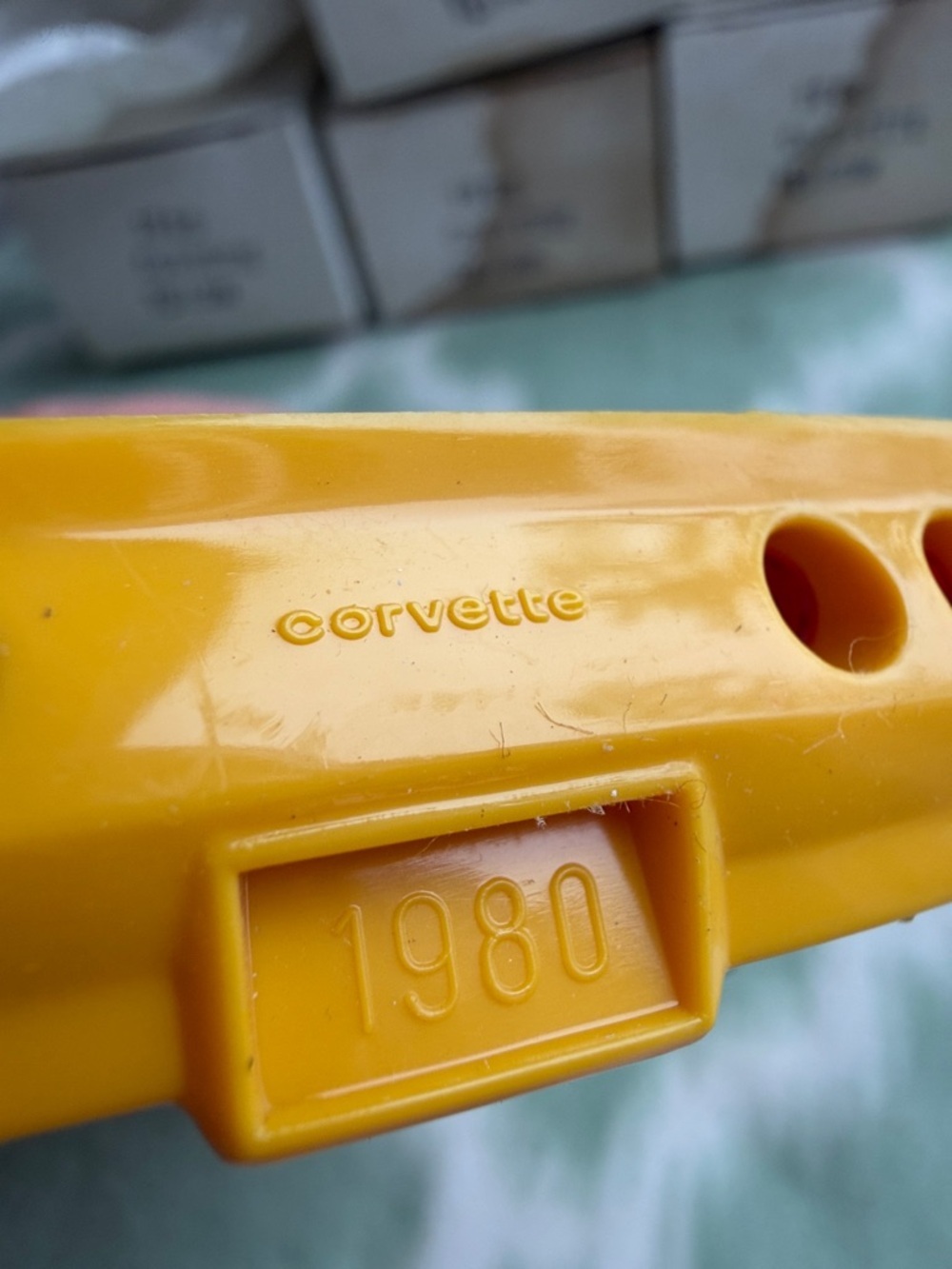 Vintage 1980 Corvette Original GM Promotional Model - Yellow NEW in box - Picture 4 of 10